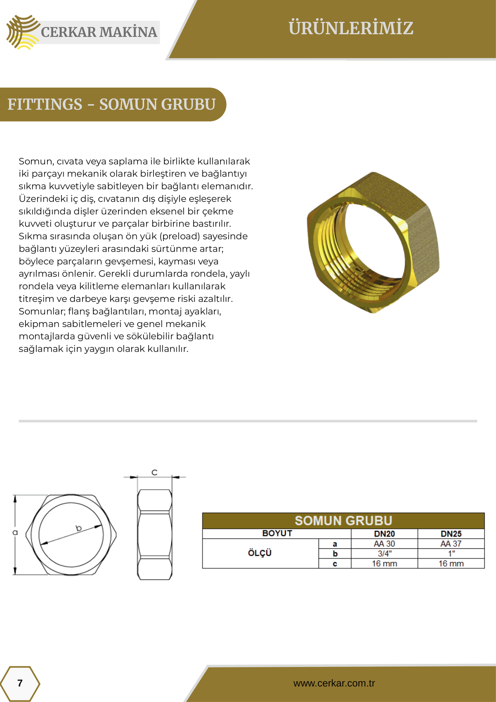 Cerkar katalog teknik çizim — sayfa 08 teknik çizimi