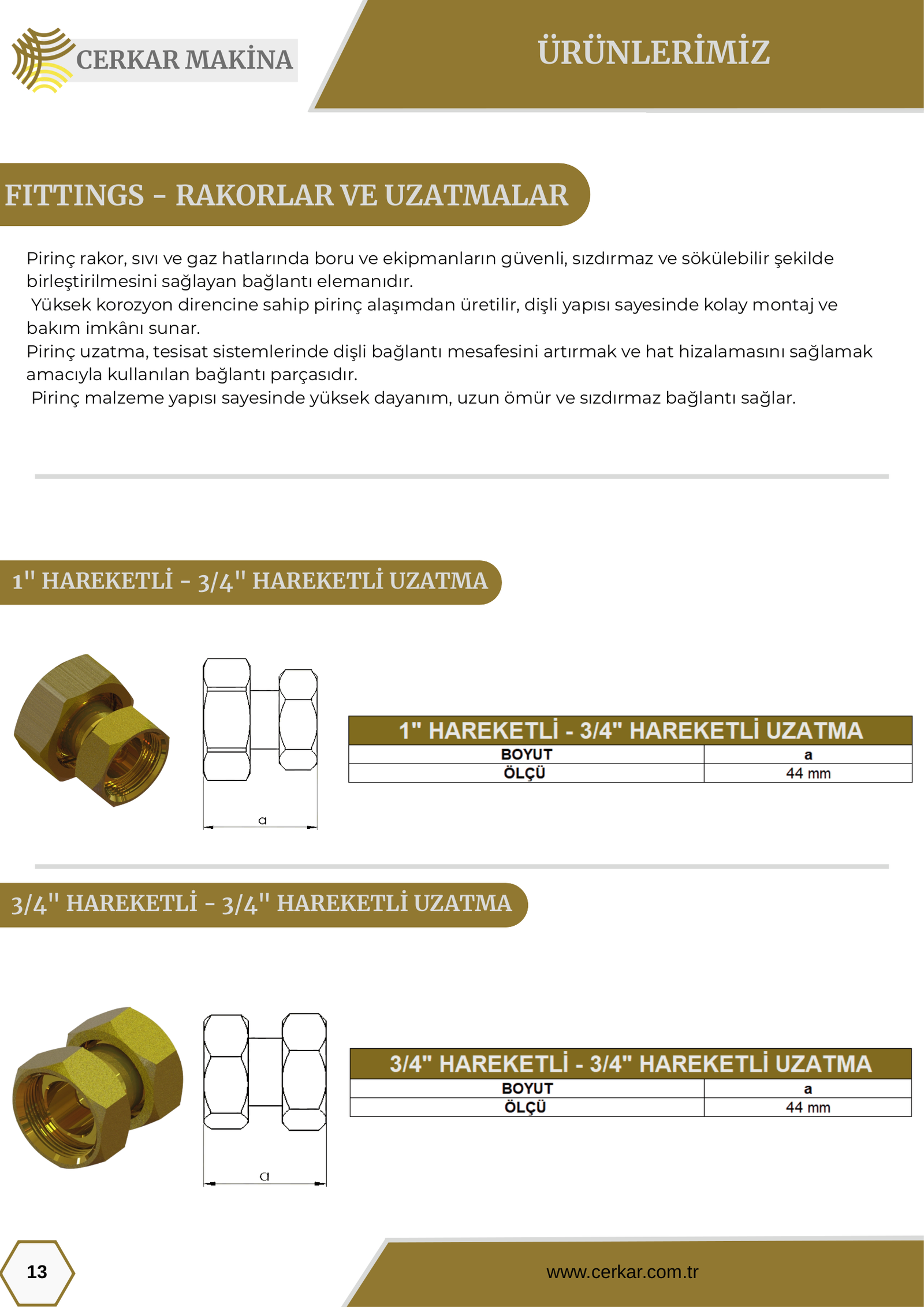 Cerkar katalog teknik çizim — sayfa 14 teknik çizimi